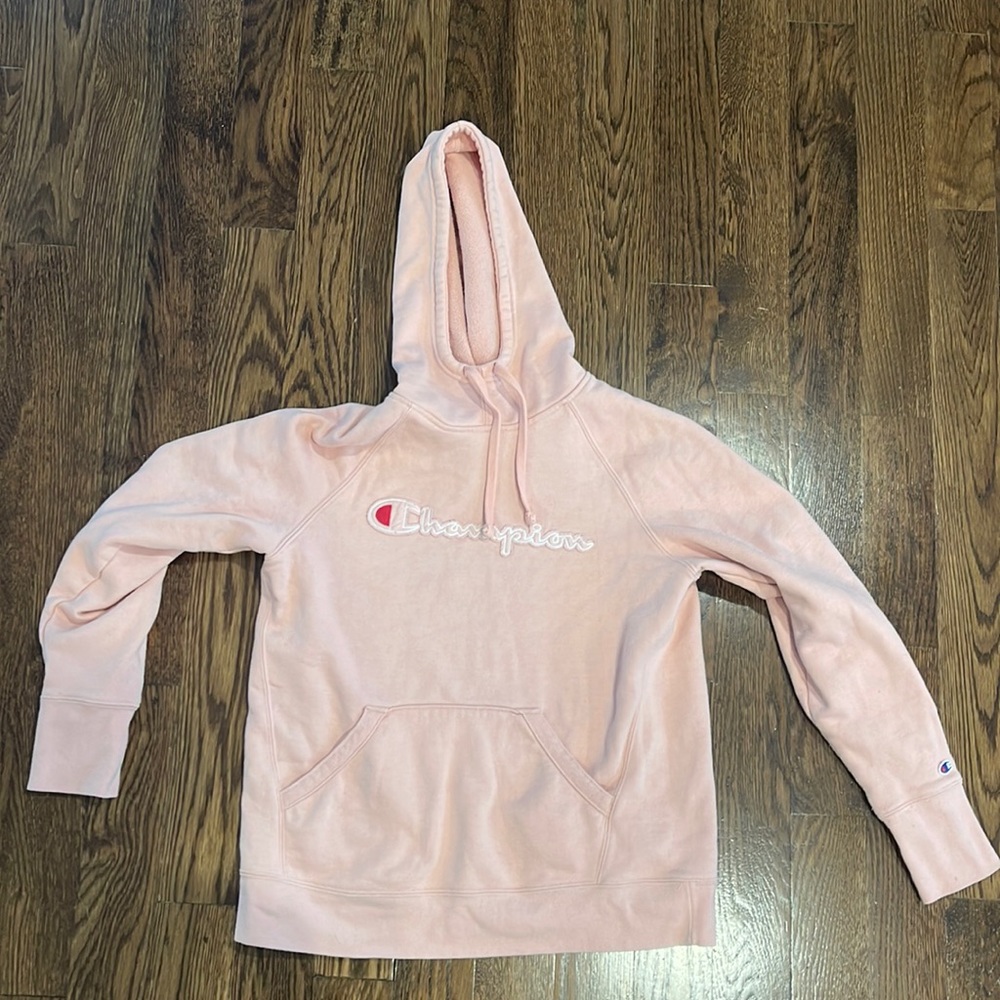 Women’s Champion hoodie, size M